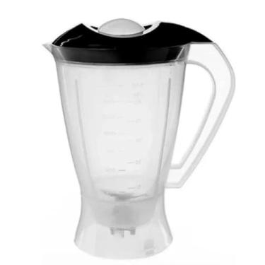 Imagem de Copo de liquidificador serve para Britania Diamante/Electrolux Chef/fama (TAMPA PRETA)