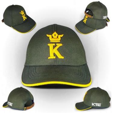 Imagem de Boné K3E Liso Aba Curva Premium Cor Verde, Verde, Verde