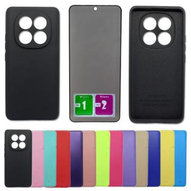 Imagem de Capa Aveludada Para Redmi Note 14 Pro 5g + Pel. Privacidade - Mustangs