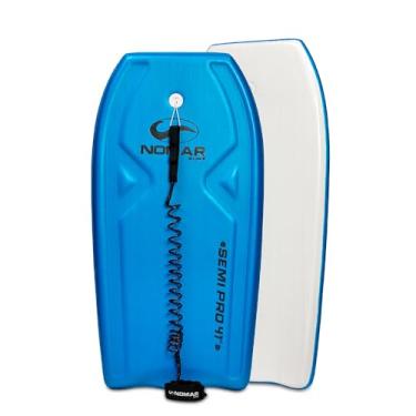 Imagem de Prancha Bodyboard Semi-Pro 41 Nomar Surf 105cm Azul Com Leash