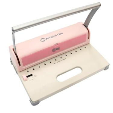 Imagem de Encadernadora Furo Cogumelo Para Discos Soft Rosa Marpax