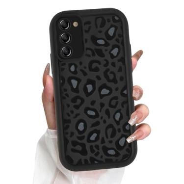 Imagem de Yomjew Linda capa de telefone com estampa de chita para Samsung Galaxy S23 5G, capa de 6,1 polegadas, design de estampa de leopardo estético, capa de proteção completa para lente de câmera à prova de