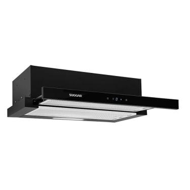 Imagem de Depurador De Ar Suggar Slim De Embutir 60 Cm Preto 110v De61thpt