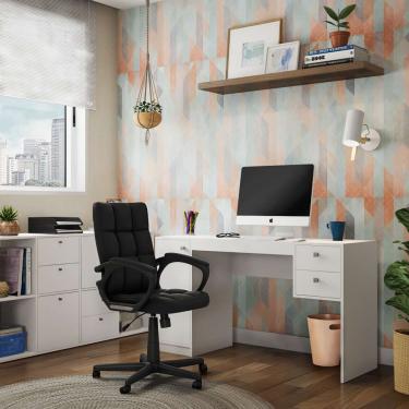 Imagem de Cadeira de Escritório Diretor Giratória Terry Preta