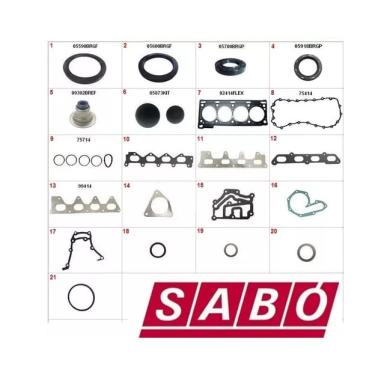 Imagem de Jogo Junta Motor Duster Sandero Oroch grandtour scenic 2.0 16v F4r 80414