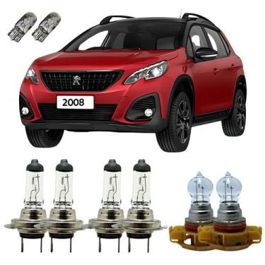 Imagem de Lâmpadas Halógenas Peugeot 2008 Alto Baixo Milha 3200K - Autovex / Ful
