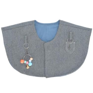 Imagem de Protetor de capa de ombro de treinamento de papagaio Fique anti-arranhão anti-arranhão Shawl da tornozelo (aleatória Pingente de sino de cores)