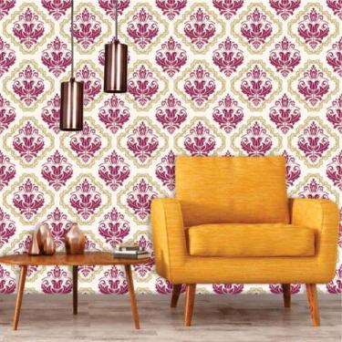 Imagem de Papel de Parede Autocolante Arabesco Glamour 250 - Inove Papéis de Par