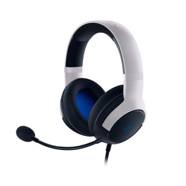Imagem de Headset Kaira X Ps5 Rz0403970700 Razer Branco Com Azul E Preto
