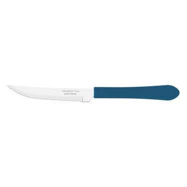 Imagem de Kit 24 Faca Churrasco Tramontina Leme Inox Azul Oceano 4
