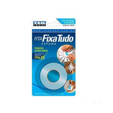 Imagem de Fita Espuma Dupla Face Tekbond - 19mmx1.5m 550g