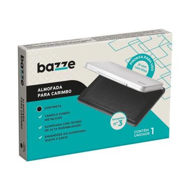Imagem de Almofada Pra Carimbo Bazze - Nr3 Preto