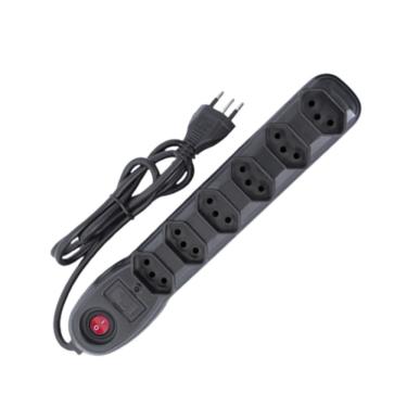 Imagem de Filtro De Linha Megacabos 6 Tomadas Cabo Com 3 Metros