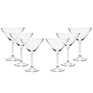 Imagem de Conjunto De Taças Para Martini Bohemia Em Cristal 280 Ml 6 P Transparente