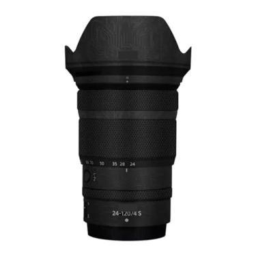 Imagem de Adesivo de lente de câmera antiarranhões para Nikon Z 24-120 mm F4S Película protetora de revestimento protetor corporal capa para 24-120 4 (Circuit Black)