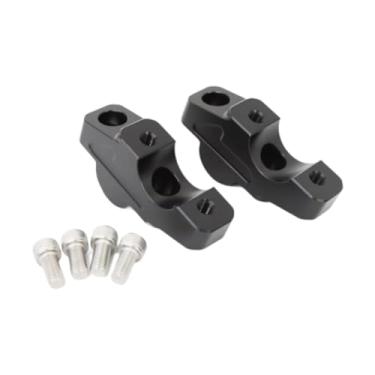 Imagem de FJMQHU Suporte de Elevação de Guidão de Motocicleta, Braçadeira de Suporte de Elevação de Barra de Aderência, Liga de Alumínio, Manutenção Estável para