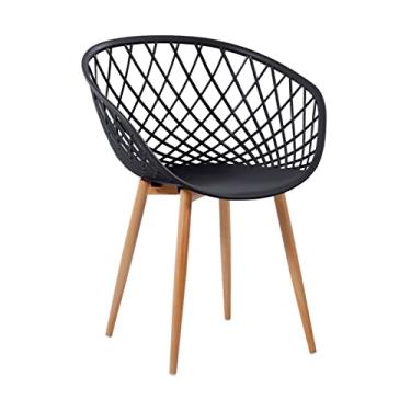 Imagem de Conjunto com 4 Cadeiras Monaco Preto Fratini