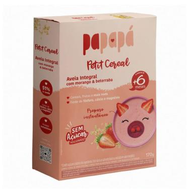 Imagem de Cereal Infantil Papapá Aveia Morango e Beterraba 170g