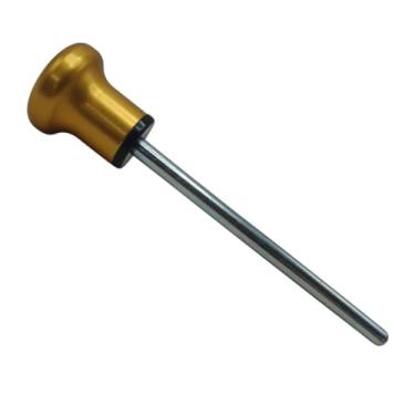 Imagem de Pino Trava de Carga Alumínio para Aparelhos de Musculação Universal Amarelo