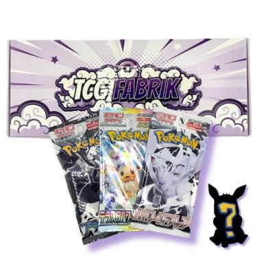Imagem de Japanese Packs for Pokemon Bundle Authentic Factory Sealed Booster Packs (3 Packs in Total) (1X Black Bolt 1X White Flare 1X Terastal Festival (3 Packs / 24 Cards in Total))