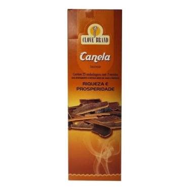 Imagem de Incenso Canela 25 Caixinhas 175 Varetas Clove Brand Atacado