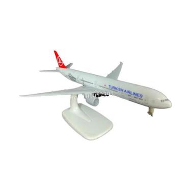 Imagem de Avião Emirates B777 - Modelo de Metal Die-Cast para Crianças (Escala 1