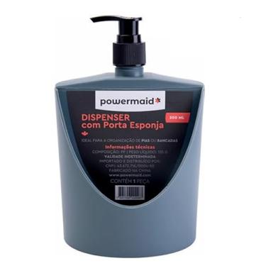 Imagem de Powermaid, Dispenser Porta Detergente e Porta Esponja