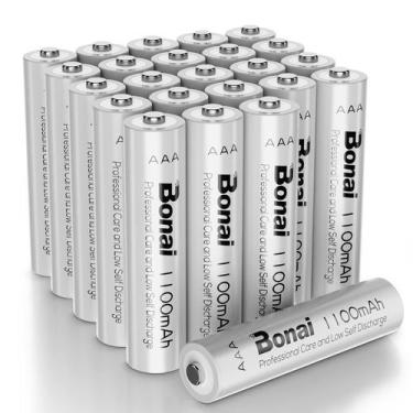 Imagem de Baterias Recarregáveis BONAI AAA 1100mAh 1,2 V Ni-MH x24