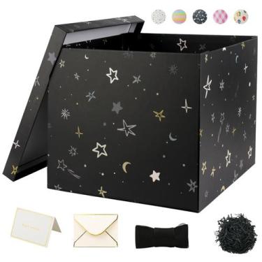 Imagem de Caixa de presente YINUOYOUJIA grande 30x30x25cm com tampa para present