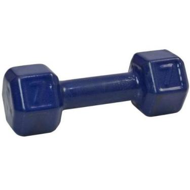 Imagem de Halter Sextavado Emborrachado 07KG PÇ - Equipa Academia