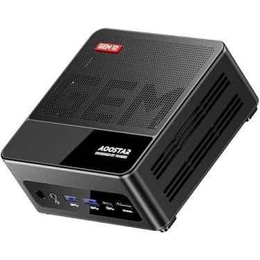 Imagem de AOOSTAR Mini PC GEM12 MAX Ryzen 7 8745HS (8C/16T até 5,1GHz), 32GB DDR5 RAM 1TB PCIe4.0 SSD Radeon 780M Graphics Gaming Computadores, com OCuLink Dual USB4, HDMI/Dual 2.5G LAN/BT5.2/WIFl6