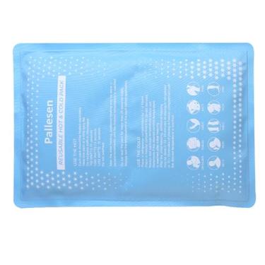Imagem de Pallesen Conjunto De 3 Peças Bolsas Gelo Reutilizáveis 11 Pol X 7 Para Lesões, Bolsa Joelho, Reutilizável Alívio Da Dor, Reabilitação, Terapia Flexível, Costas, Azul