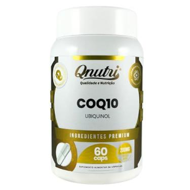 Imagem de Coenzima Q10 200mg 60 cápsulas Suplemento Alimentar em Cápsulas CoQ10 200mg Qnutri
