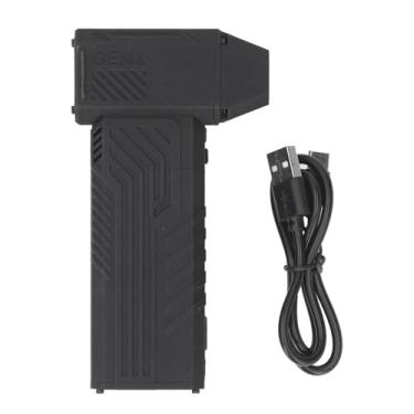 Imagem de ZAWELIYO Ventilador Jet Dry, potente ventilador portátil de mão ventilador de mão sem fios de 130 000 RPM com função ajustável de 3 velocidades para limpeza de casa,