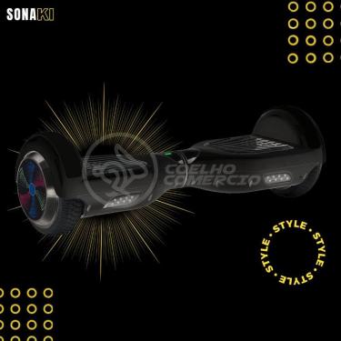 Imagem de Hoverboard Infantil Skate Elétrico Bluetooth - Preto Nº62