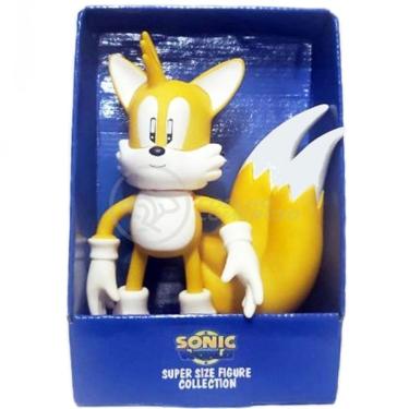 Imagem de Boneco Tails Articulado Grande Super Size 23cm Sonic World