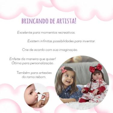 Imagem de Kit Bebe Reborn 42 cm Molde Valentina Soft Direto da Fabrica - TOYS 2U
