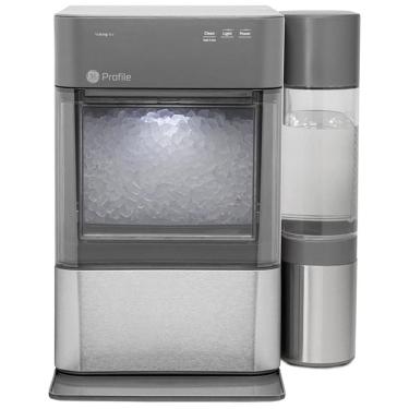 Imagem de Máquina de gelo 17,2 kg por Dia com Tanque Lateral de 3,7L e Conectividade por WiFi, 110V 300W, GE PROFILE, Prata e Cinza