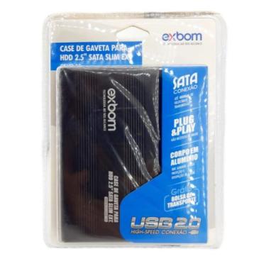 Imagem de Case de gaveta para HDD 2.5" - Exbom