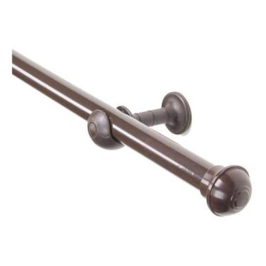 Imagem de Suporte P/ Cortina Varão Simples 19mm C/ponteira 4metros - Celia Borda