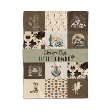 Imagem de Cobertor de bebê Locobird 30x40 em Soft Western Nursery