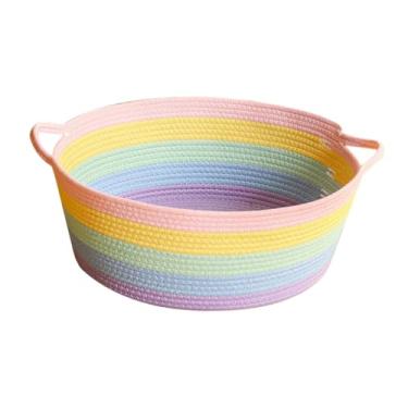 Imagem de MFMEXUL Cama para Gatos Feita à Mão, Arranhador Decorativo Respirável E Resistente a Arranhões para Cães Pequenos E Coelhos, L