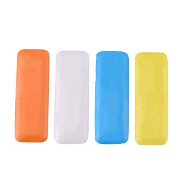 Imagem de Giz de tecido para costura, 4 peças/pacote de marcadores coloridos de alfaiate, faça você mesmo, costura, costureira, giz, acessórios de vestuário, ferramentas para estofamento e artesanato DIY