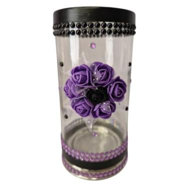 Imagem de Porta Vela 7 Dias 18cm Vidro Maria Mulambo + Presente