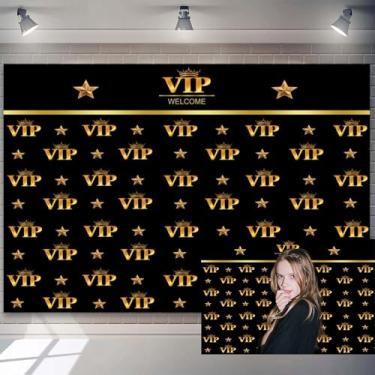 Imagem de 3 x 2,4 m fundo VIP ouro preto, coroa dourada, tapete vermelho, fotografia de evento, tema de filme, estrela VIP, fundo de palco, celebridade, formatura, filme de estreia, cerimônia de premiação