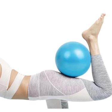 Imagem de Bola de Exercício 25cm em PVC – Para Pilates, Yoga, Ginástica, Fisioterapia, Alongamento e Treino em Casa – Antiderrapante, Resistente, Leve e Portátil