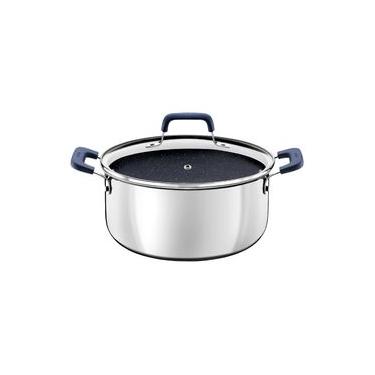 Imagem de Caçarola Tramontina Romagna Aço Inox Cerâmico Black Stone 24 cm 5,24 L