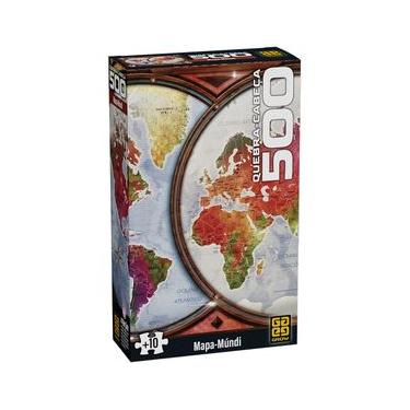Imagem de Quebra-cabeça 500 peças Mapa-Múndi
