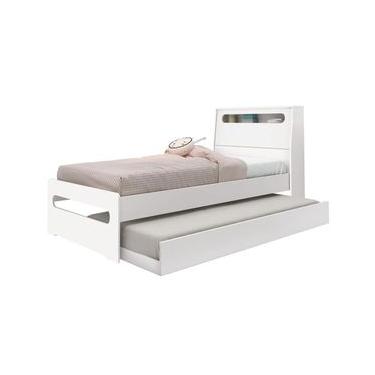 Imagem de Bicama Solteiro Barreto Manu com Baú Branco