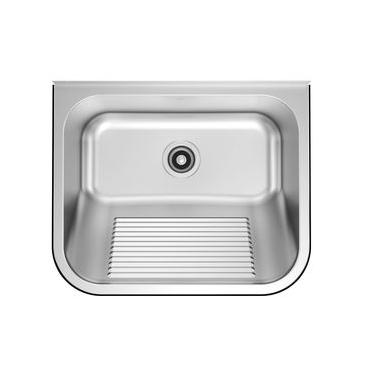 Imagem de Tanque de Parede Docol 32 Litros em Aço Inox Acetinado 55x45 cm com Válvula